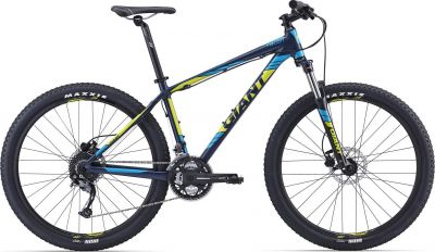 Велосипед Giant Talon 27.5 4 (2016), рама алюминий L, темно-синий