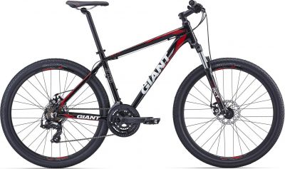 Велосипед кросс-кантри Giant ATX 27.5 quot; 2 (2016), рама алюминий XL, черный-голубой