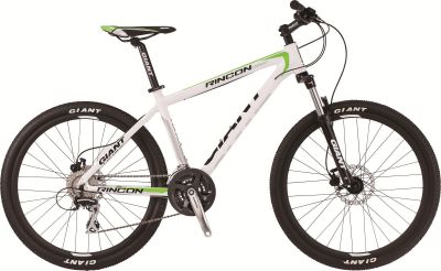 Велосипед Giant Rincon Disc 26 quot; (2015), рама алюминий S, белый-зеленый