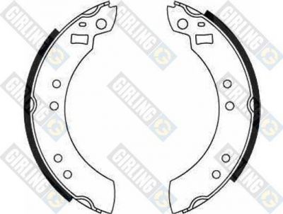 Girling 5161241 комплект тормозных колодок на HYUNDAI PONY