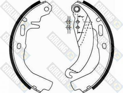 Girling 5161869 комплект тормозных колодок на OPEL ASCONA C (81_, 86_, 87_, 88_)