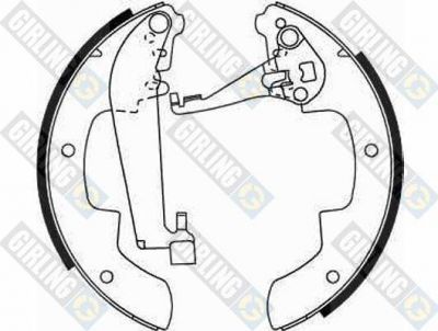 Girling 5162162 комплект тормозных колодок на TALBOT 1307-1510