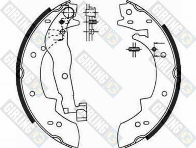 Girling 5162511 комплект тормозных колодок на SUZUKI SAMURAI (SJ)