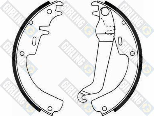 Girling 5180159 комплект тормозных колодок на OPEL MANTA B CC (53_, 55_)