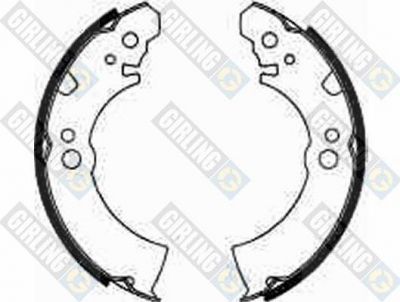 Girling 5181569 комплект тормозных колодок на NISSAN SUNNY II Hatchback (N13)