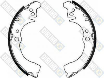 Girling 5182819 комплект тормозных колодок на DAIHATSU CHARADE III (G100, G101, G102)