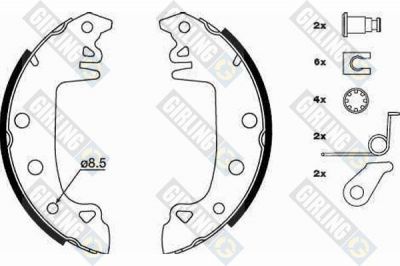 Girling 5183153 комплект тормозных колодок на RENAULT 25 (B29_)