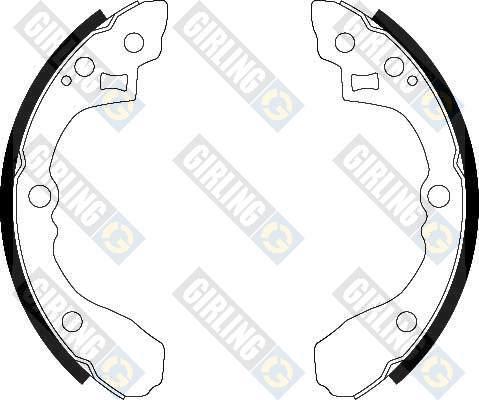 Girling 5184399 комплект тормозных колодок на KIA RIO универсал (DC)
