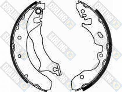 GIRLING Колодки тормозные барабанные FORD MONDEO 93-00 228x44mm (7267808, 5185361)