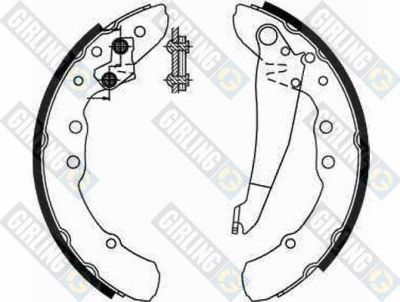 GIRLING Колодки тормозные барабанные AUDI 80 100 VW G3 PASSAT CADDY (357609525C, 5185449)