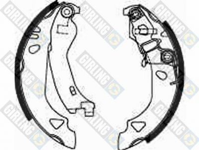 Girling 5185706 комплект тормозных колодок на FIAT PUNTO (176)