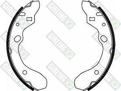 Girling 5185829 комплект тормозных колодок на MAZDA 323 C IV (BG)