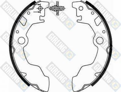 Girling 5185839 комплект тормозных колодок на SUBARU REX III