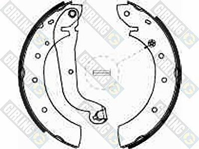 Girling 5186241 комплект тормозных колодок на NISSAN VANETTE CARGO фургон (HC 23)