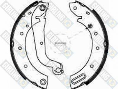 Girling 5186251 комплект тормозных колодок на NISSAN VANETTE CARGO фургон (HC 23)