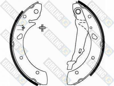 Girling 5186321 комплект тормозных колодок на TOYOTA AVENSIS (_T22_)