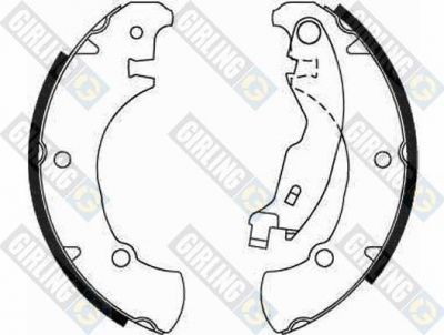 Girling 5186546 комплект тормозных колодок на FIAT BRAVA (182)