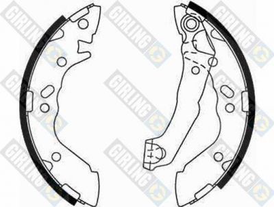 Girling 5186599 комплект тормозных колодок на HYUNDAI ATOS (MX)