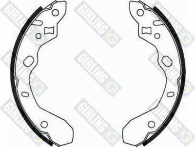Girling 5186619 комплект тормозных колодок на MAZDA 323 F VI (BJ)