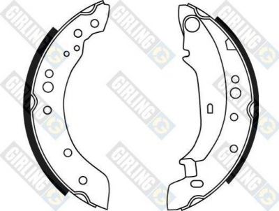 Girling 5187569 комплект тормозных колодок на ISUZU D-MAX (8DH)
