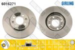 Girling 6016271 Диск тормозной SAAB 9000 84-98 передний вент.D=280мм.