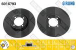 Girling 6016793 тормозной диск на VOLVO 340-360 (343, 345)