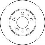 Girling 6016863 тормозной диск на VOLVO 240 (P242, P244)