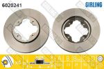 GIRLING Диск тормозной HONDA ACCORD 90-98/CIVIC 95-05/ROVER 600 93-99 передний (561671J, 6020241)