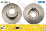 GIRLING Диск тормозной E34 518-525TDS 88-97 передний не вент. (561476, 6025553)