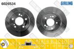 GIRLING Диск тормозной зад.не вент. MB W202 C180-C280 93-00 (258X9) 2024230012 (2024230012, 6026534)