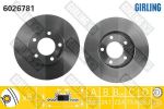 GIRLING Диск тормозной передн.CHRYSLER VOYAGER II 95-01 282,3x24,1mm (4683432, 6026781)