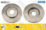 Girling 6028121 Диск тормозной MERCEDES C209/W203/W210/A208/R170/R171 передний вент.