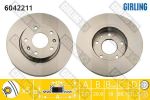 GIRLING Диск тормозной LANDROVER FREELANDER 1.8-2.5 98-06 передний (562225J, 6042211)