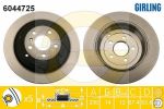 GIRLING Диск тормозной MERCEDES ML W164/R W251 280-350 05- задний не вент. D=330мм. (1644230512, 6044725)