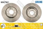 GIRLING Диск тормозной перед. OPEL Corsa D//Punto 1,0-1,4L 06-> (257x22mm) (0569024, 6047961)