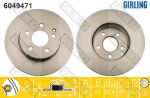 GIRLING Диск тормозной MERCEDES W204 180-200 07- передний (6049471)