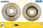 GIRLING Диск тормозной передний MAZDA CX-7 06- CX-9 07- 295,7x28mm (L2063325XA, 6049585)