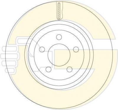 Girling 6062445 тормозной диск на CHRYSLER 300 C Touring (LX)