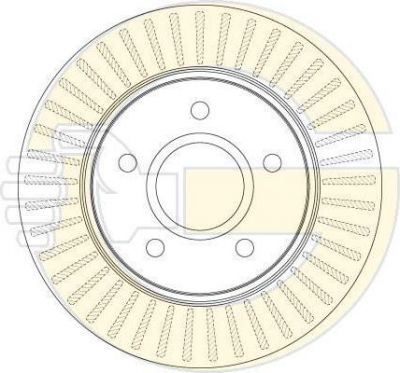 Girling 6062535 тормозной диск на FIAT FREEMONT (JC_, JF_)