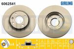 Girling 6062541 тормозной диск на CHEVROLET AVEO седан (T300)