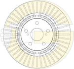 Girling 6062651 Диск тормозной TOYOTA RAV4 12- передний вент. D=328мм