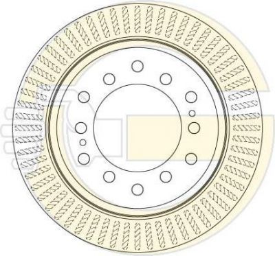 Girling 6063422 тормозной диск на TOYOTA FJ CRUISER (GSJ1_)