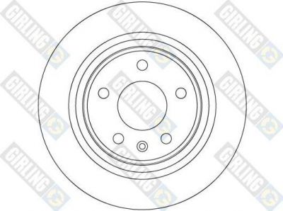 Girling 6063704 тормозной диск на CHEVROLET CRUZE Station Wagon (J308)