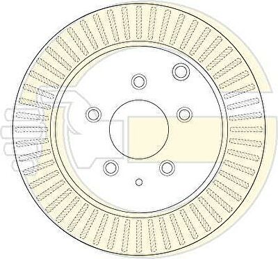 Girling 6063852 Диск тормозной MAZDA CX-7 2.3 07- задний