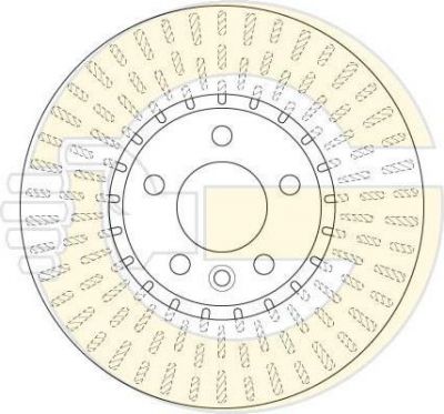 GIRLING Диск тормозной VW MULTIVAN V/TRANSPORTER V 03- передний D=340мм. (6064995)