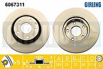Girling 6067311 тормозной диск на MAZDA CX-3 (DK)