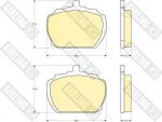 Girling 6103406 комплект тормозных колодок, дисковый тормоз на FORD TRANSIT c бортовой платформой/ходовая часть (V_ _)