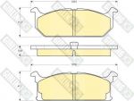Girling 6103829 комплект тормозных колодок, дисковый тормоз на SUZUKI SWIFT I (AA)