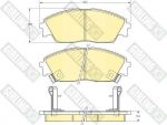 GIRLING Колодки тормозные HONDA CIVIC 88-91/PRELUDE 87-92 передние (572330, 6107639)