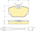 Girling 6108201 Колодки тормозные E30 1.6-2.5 82-93 передние